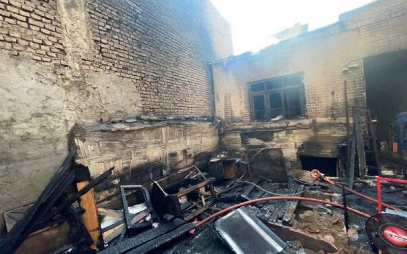 فوت یک نفر در حادثه آتش‌سوزی در خیابان خاوران