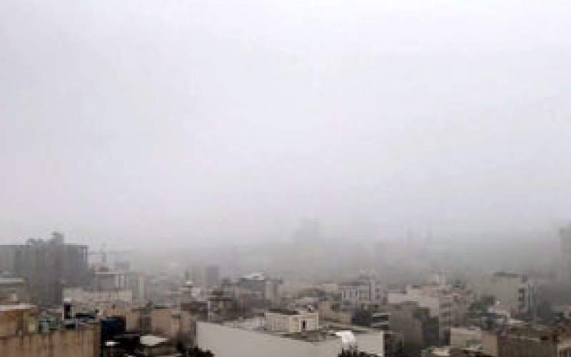 تهران در مه غلیظ فرو رفت /فیلم