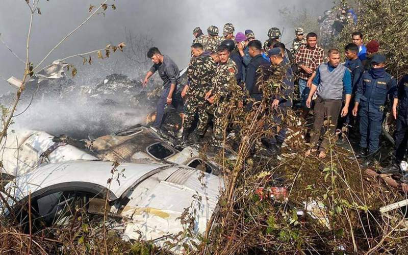 سقوط یک هواپیما با ۷۲ سرنشین در نپال/فیلم