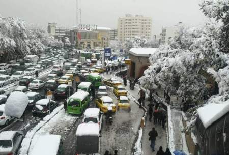 در تهران تردد نکنید؛ خیابان‌ها یخ زده است