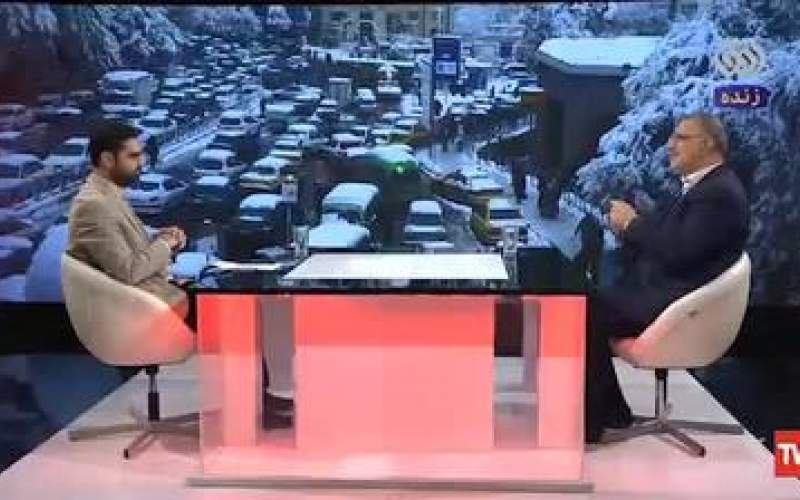 ادعای زاکانی درباره بارش برف در تهران