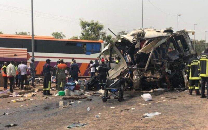 تصادف مرگبار دو اتوبوس مسافربری در سنگال