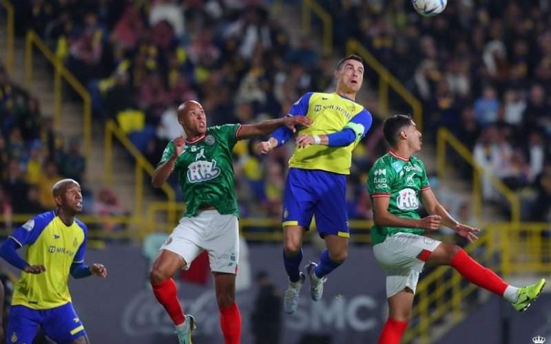 واکنش رونالدو به اولین بازی با لباس النصر