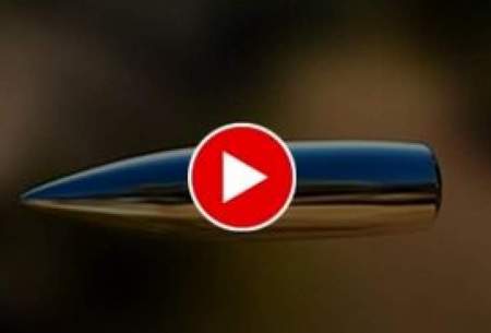 ویدیوی جذاب از برخورد گلوله به صفحه فولادی