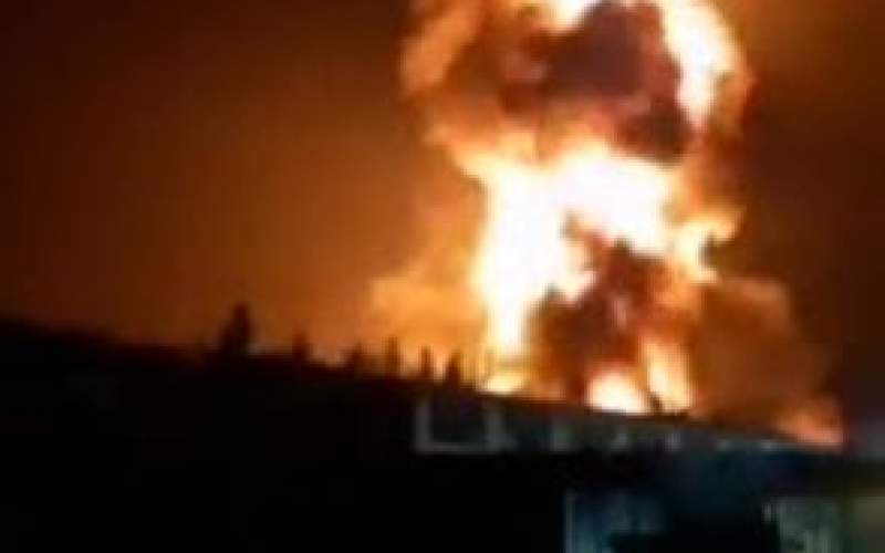 آتش‌سوزی مهیب در کارخانه روغن تبریز