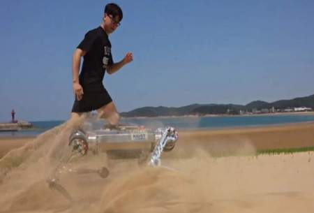سگ رباتیکی با سرعت ۳ متر در ثانیه