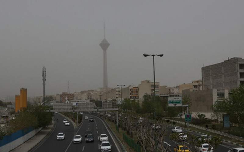 کیفیت «نارنجی» هوای تهران در ۱۱ ایستگاه