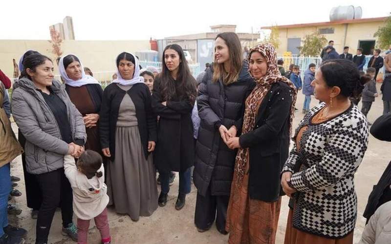 دیدار آنجلینا جولی با بازماندگان ایزدی  عراق