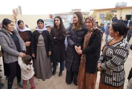 دیدار آنجلینا جولی با بازماندگان ایزدی  عراق