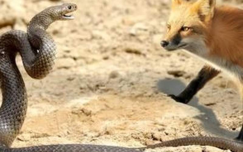 روش هوشمندانه روباه برای شکار مارهای سمی