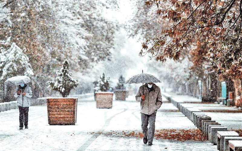 بارش برف و باران تهران را فرا می‌گیرد