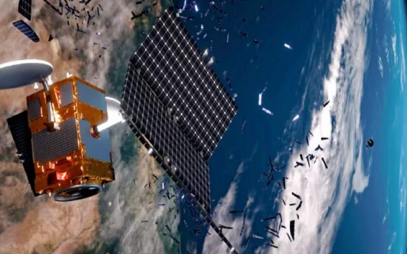 شکل‌گیری ابری از زباله بر اثر فروپاشی ماهواره روسی