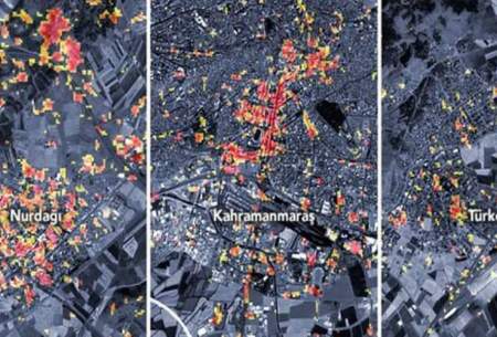 ناسا ویرانی‌های‌زلزله ترکیه-سوریه رابه تصویر‌کشید