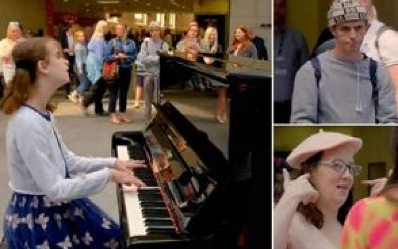 پیانو نوازی دختر نابینا همه را به گریه انداخت