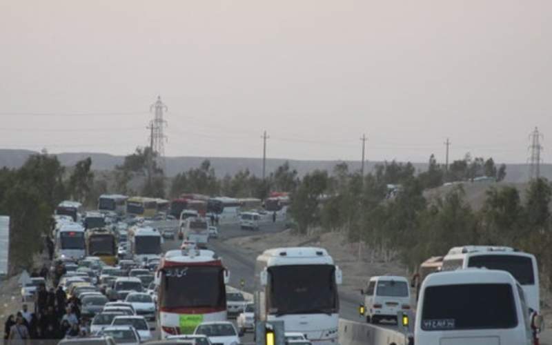 ترافیک سنگین در آزاد راه قزوین–کرج –تهران