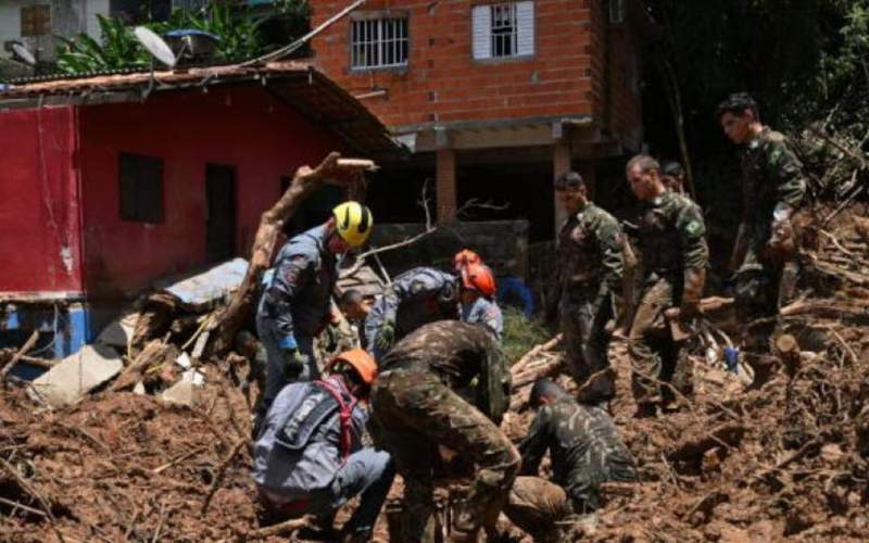 ۵۷ کشته بر اثر سیل و رانش زمین در برزیل