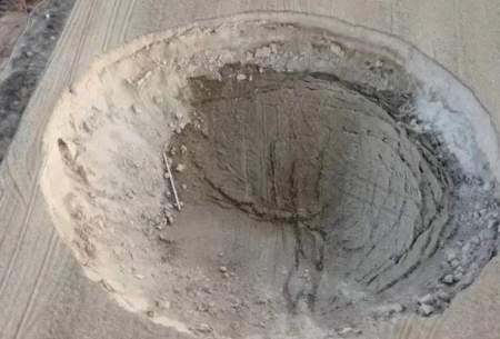 حفره عجیبی که پس از زلزله‌های ترکیه ایجاد شد