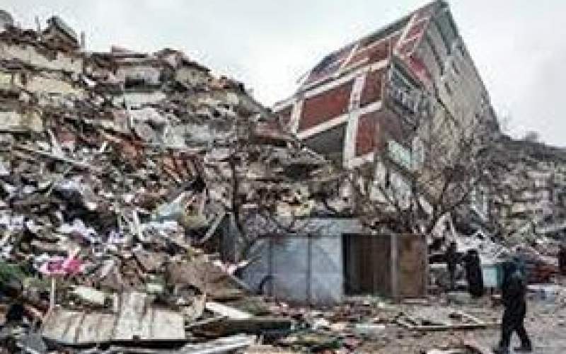 صحنه‌ای عجیب در زلزله ویران‌کننده ترکیه