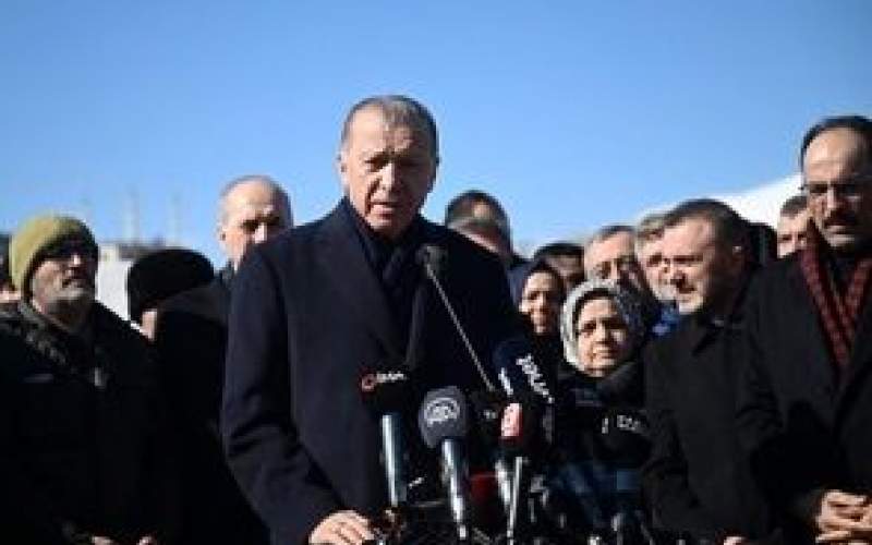 حرکت جنجالی اردوغان بین زلزله‌زدگان ترکیه