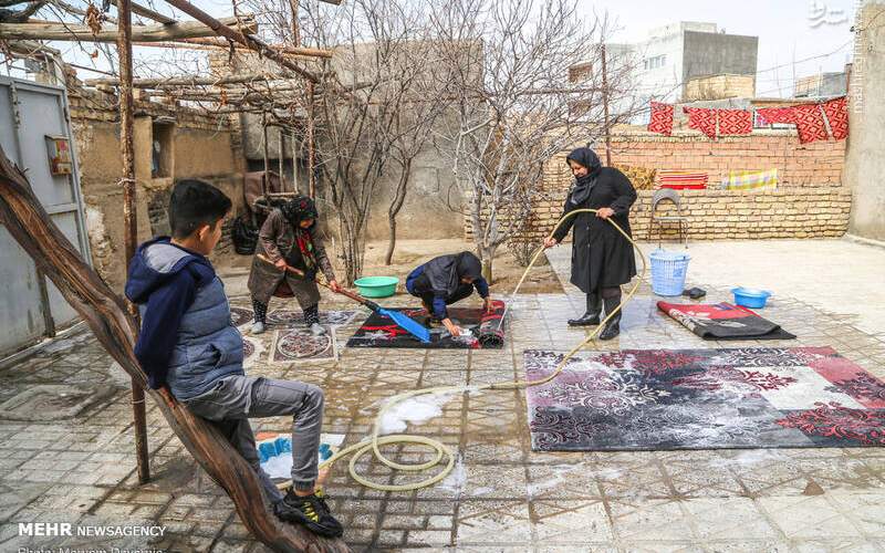 آداب و رسوم خانه‌تکانی در قدیم‌ندیما