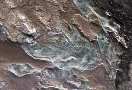 کشف نشانه‌هایی از یخچال طبیعی مدرن در مریخ