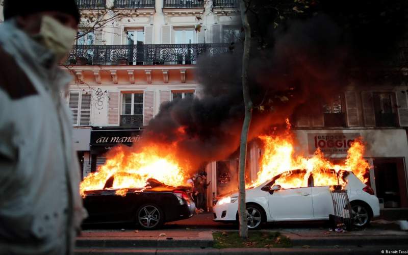 مصدومیت هزار مأمور فرانسه در اعتراضات اخیر