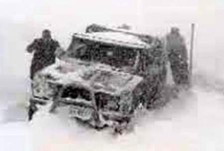 برف مسیر کردستان به کرمانشاه را مسدود کرد!