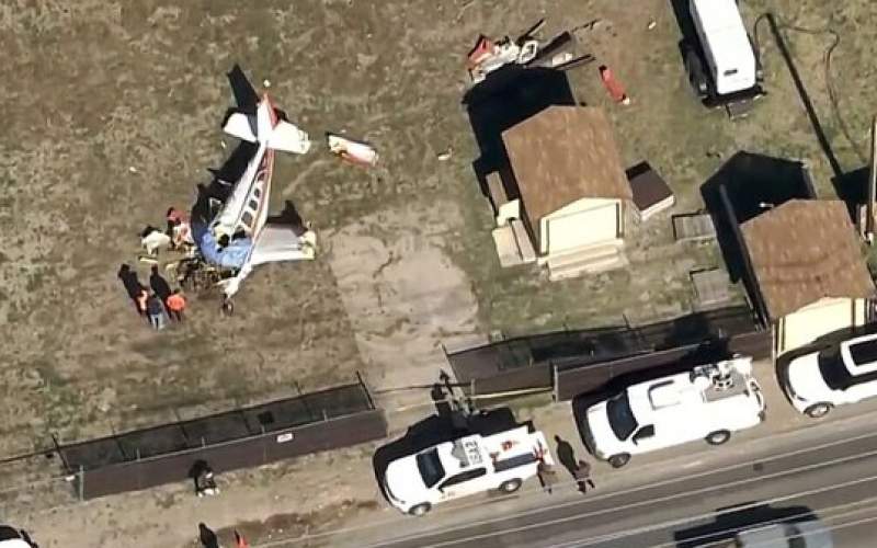 سقوط مرگبار یک‌فروند هواپیمای سبک در‌کالیفرنیا