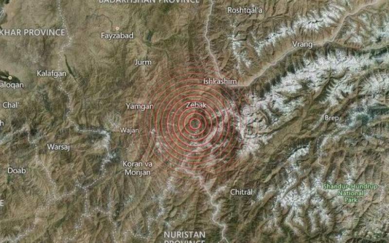 وقوع زلزله ۴.۹ ریشتری در افغانستان