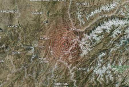 وقوع زلزله ۴.۹ ریشتری در افغانستان