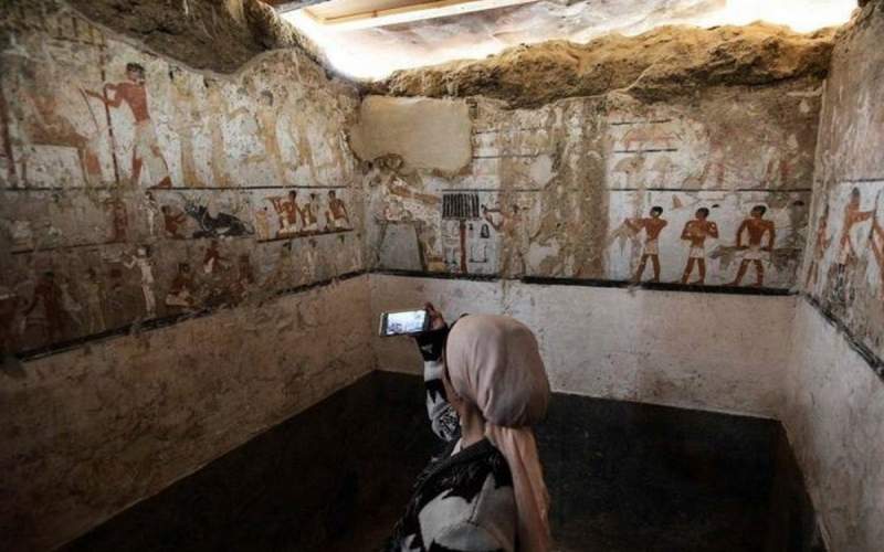 کشف آرامگاه حیرت انگیز ۴۴۰۰ ساله در مصر
