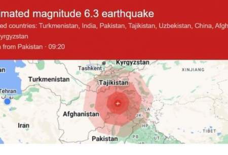 زمین لرزه ۶.۳ ریشتری پاکستان را لرزاند