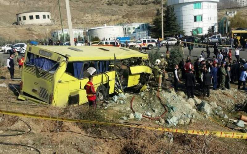 پرتلفات‌ترین حادثه رانندگی تهران اعلام شد