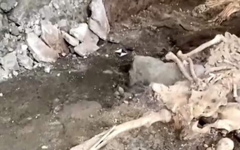 کشف سه اسکلت ۲۰۰۰ ساله در ویرانه‌های پمپئی