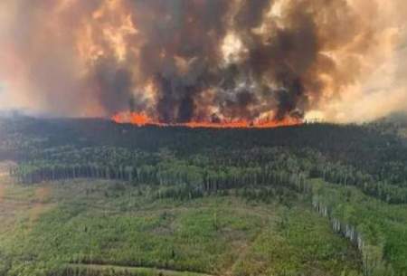 جنگل‌های کانادا در حال سوختن