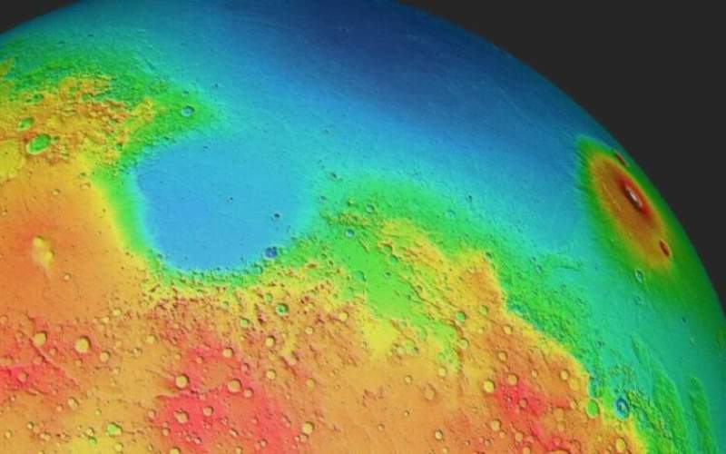 پوسته مریخ ضخیم تر از زمین است