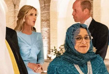دختر ترامپ در عروسی ولیعهد اردن