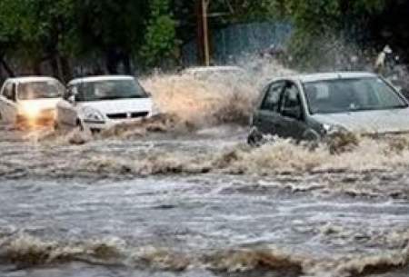 تصاویر هولناک از وقوع سیلاب در کرج