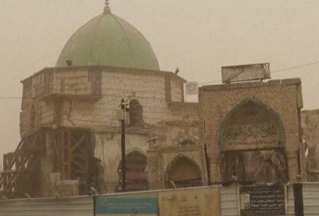 طوفان شن موصل عراق را درنوردید /فیلم