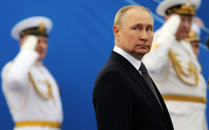 اسکورت سنگین پوتین برای انتقال به کاخ کرملین