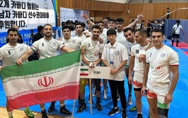 نقره آسیا برای تیم ملی کبدی ایران