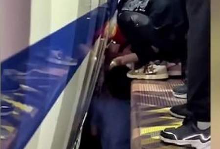 نجات یک کودک از زیر قطار /فیلم