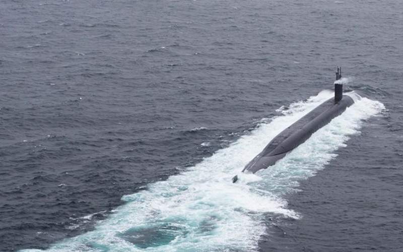 حضور زیردریایی اتمی آمریکا در کره جنوبی