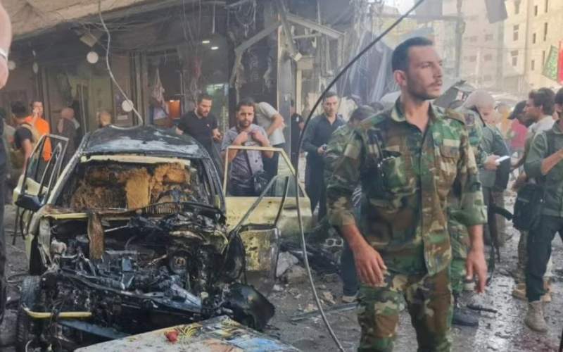 چند کشته و زخمی در انفجار بمب در حومه دمشق