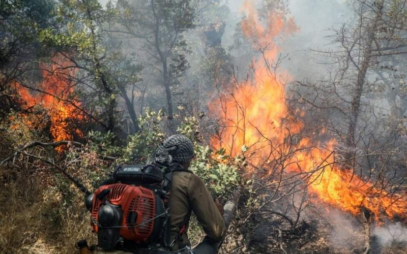 ۳۰۰هکتار از جنگل‌های مریوان در محاصره آتش