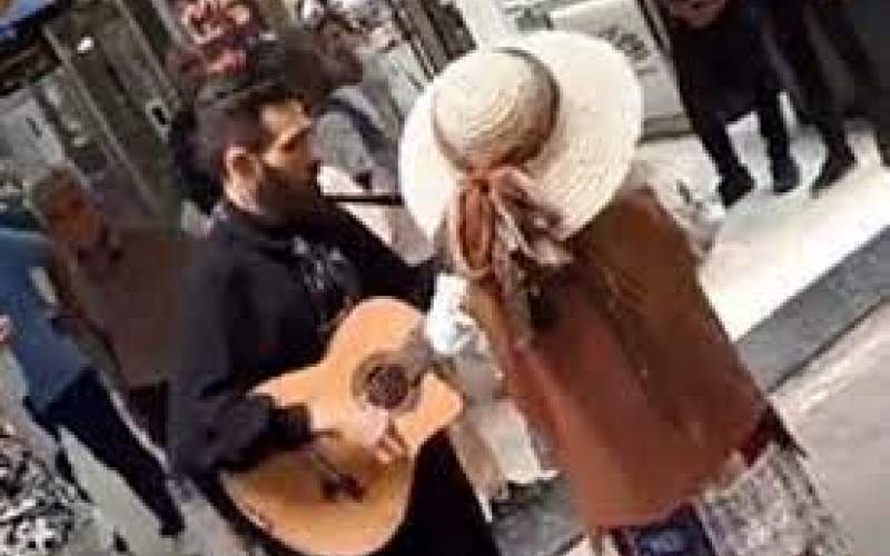 اجرای خیابانی این دختر و پسر در تهران وایرال شد