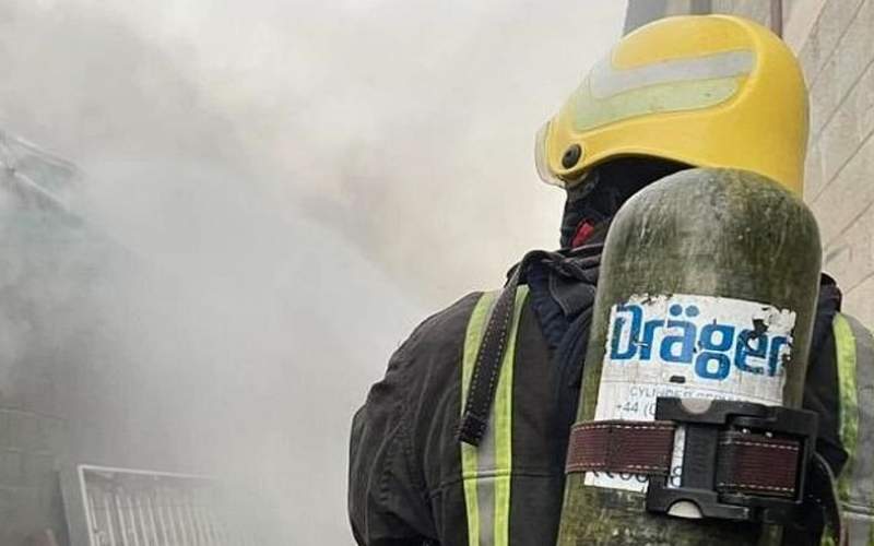 آتش سوزی در بیمارستان بزرگ ریاض عربستان
