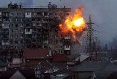 لحظه اصابت موشک روسیه به سالن سینما در اوکراین