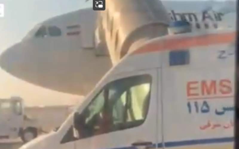 باک هواپیما سوراخ شده و در تبریز نشست!