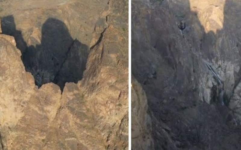 آبشار ۲۰۰۰ متری در عربستان /فیلم